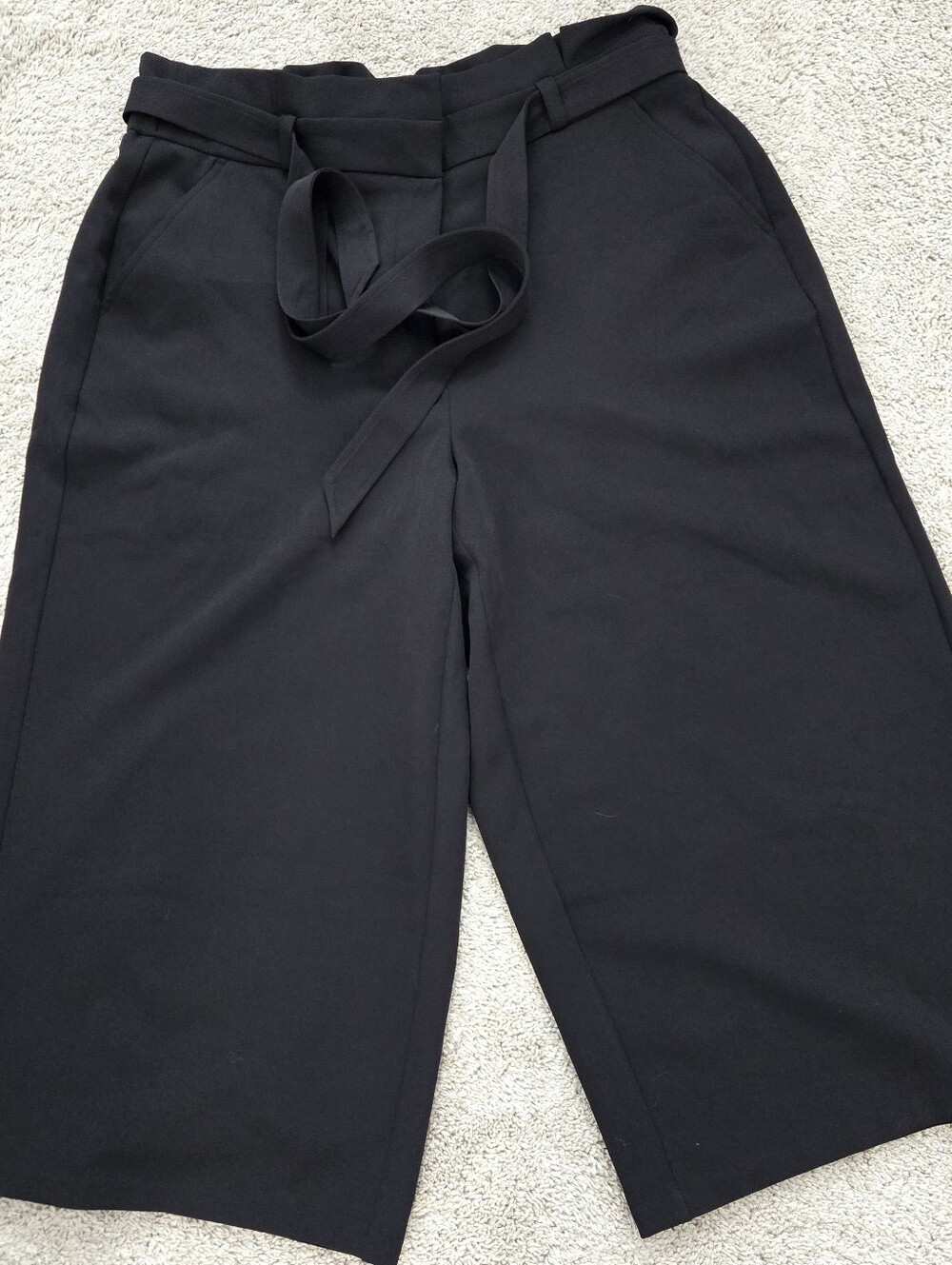 Apt. 9 Black Wide-Leg Tie-Waist Pants